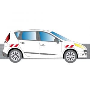Alternative view of Kit Rouge-Blanc CL. B Standard - RENAULT Scénic 3 Phase 3 (2013-2016)